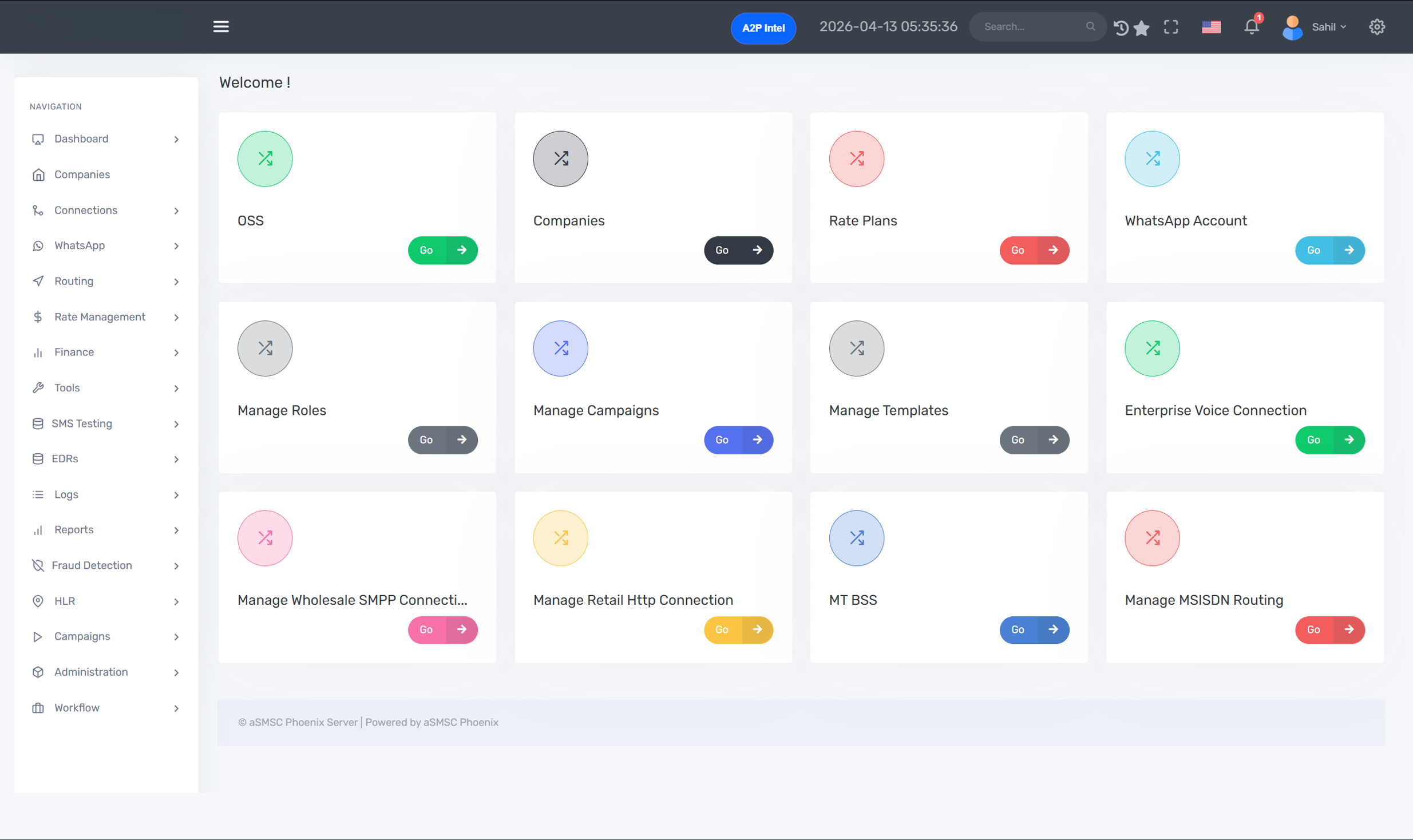aSMSC Phoenix Dashboard
