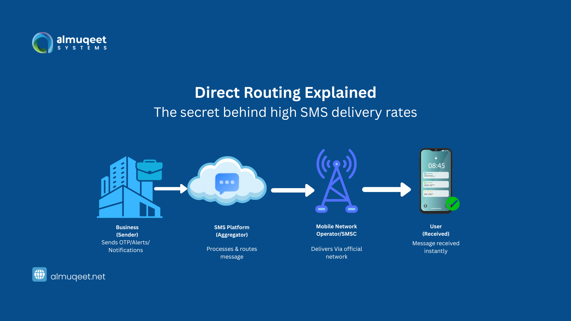 Direct Route in A2P SMS: A Complete Guide for Businesses